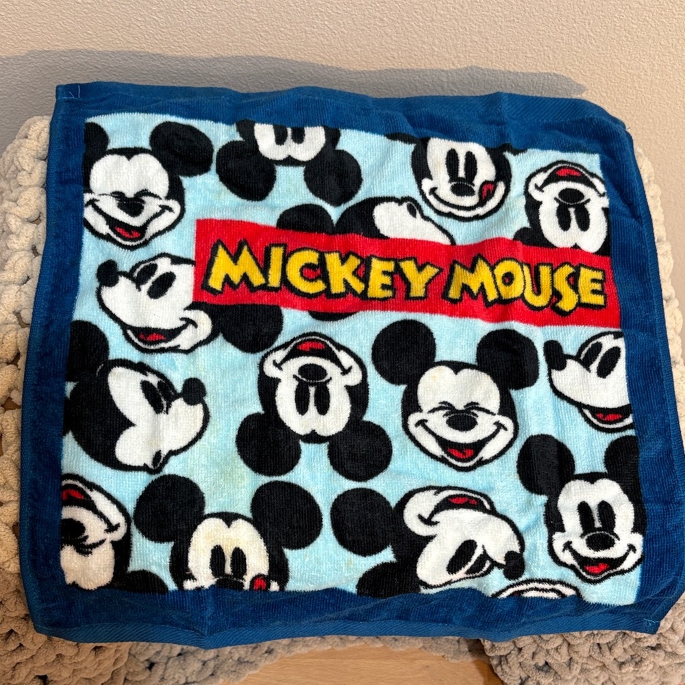 Mickey Mouse Hand Towel - Blue